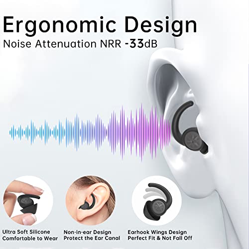 cancelación de sonido NRR 33dB para descanso