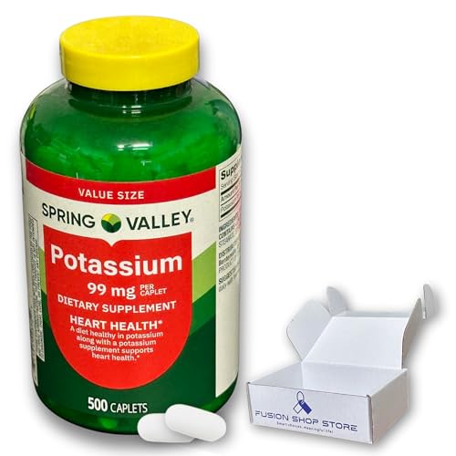 caplets de potasio 99mg para energía
