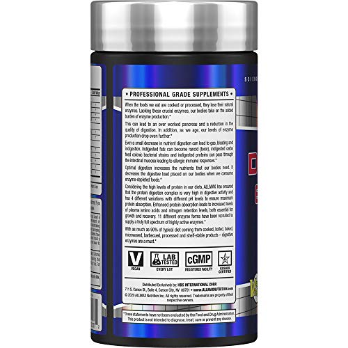 cápsulas ALLMAX para absorción de proteínas