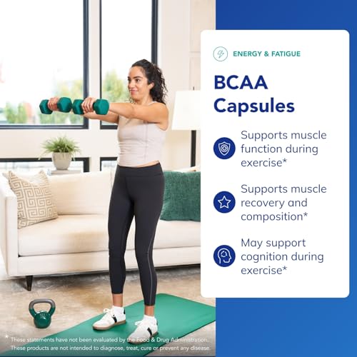 Cápsulas BCAA para recuperación muscular