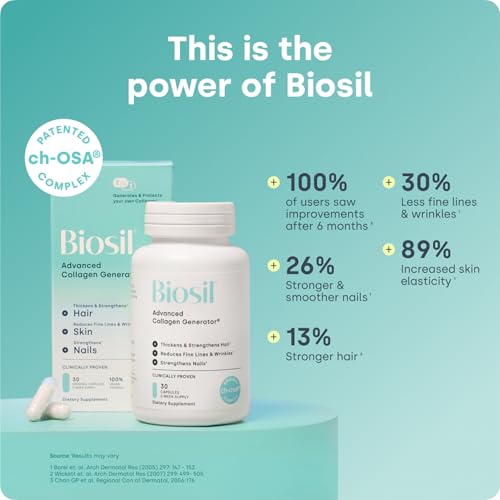 Cápsulas Biosil para fortalecer cabello