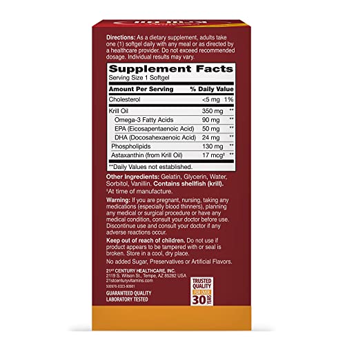 cápsulas blandas de aceite de krill