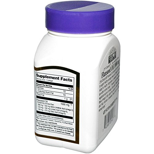 cápsulas blandas de aceite de linaza fácil de tomar