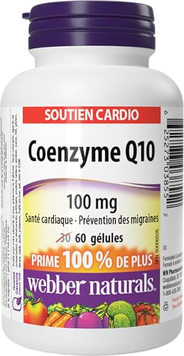 cápsulas blandas de coenzima Q10 fácil de tomar