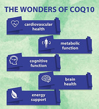 Cápsulas blandas de CoQ10 antioxidante