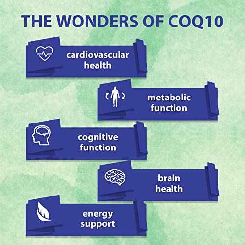 Cápsulas blandas de CoQ10 antioxidante