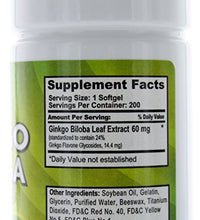 cápsulas blandas de Ginkgo Biloba
