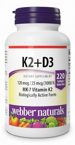 cápsulas blandas de K2 y D3