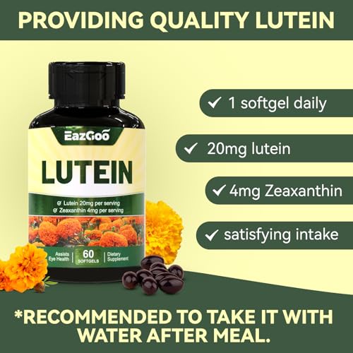 Cápsulas blandas de luteína EAZGOO