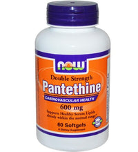 cápsulas blandas de pantetina NOW Foods