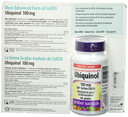 Cápsulas blandas de Ubiquinol fácil de tomar