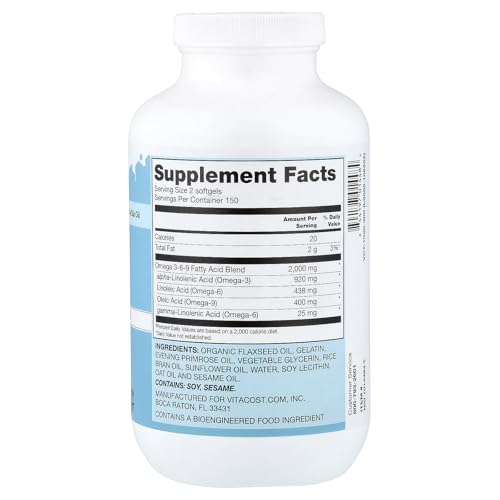 Cápsulas blandas Omega 3-6-9 fácil de consumir