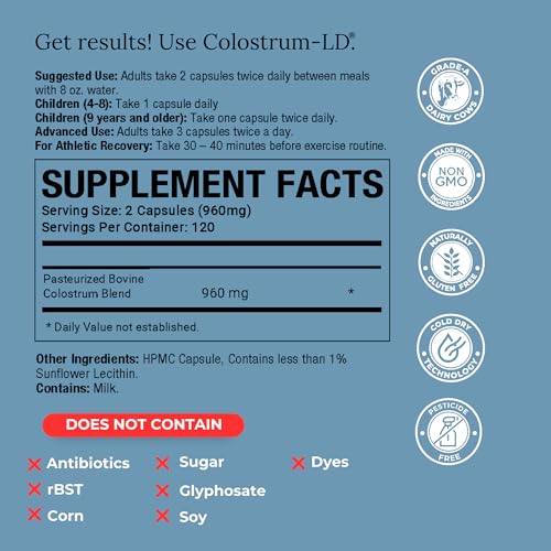 cápsulas colostrum-LD para bienestar