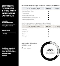 Cápsulas con 20% de beta glucanos