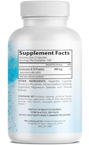 Cápsulas CoQ10 sin gluten