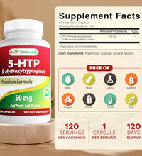 Cápsulas de 5-HTP para relajación