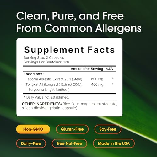Cápsulas de 600mg para rendimiento