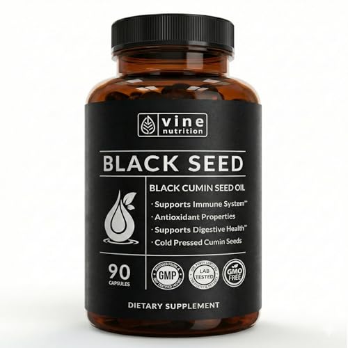 Cápsulas de aceite de semilla negra