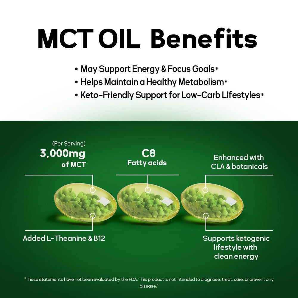 Cápsulas de Aceite MCT C8