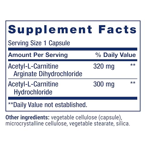 Cápsulas de Acetil-L-Carnitina libre de gluten