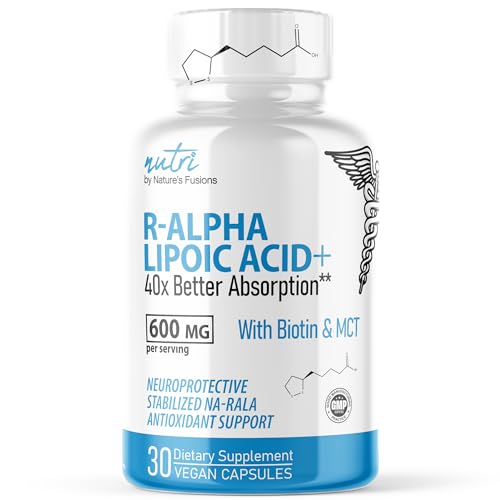 Cápsulas de ácido alfa lipoico veganas