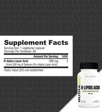 cápsulas de ácido R-lipoico para energía