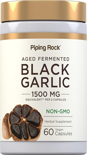 Cápsulas de Ajo Negro Piping Rock