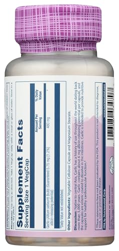 cápsulas de ajo SOLARAY para la salud