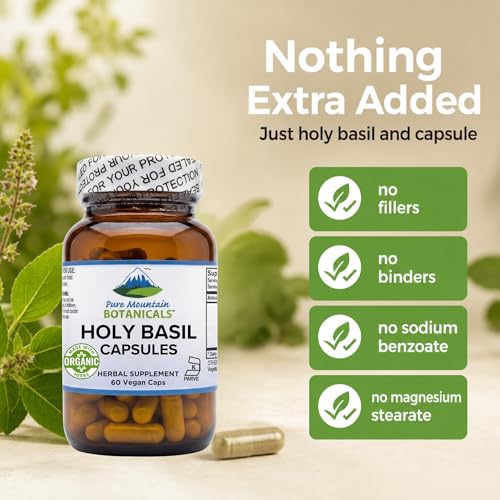 Cápsulas de albahaca para la energía