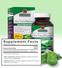 Cápsulas de Aloe Vera antisépticas