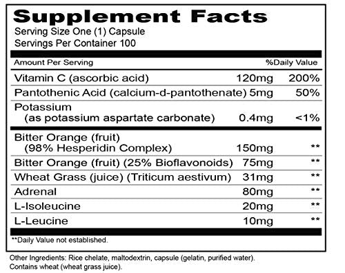 cápsulas de apoyo adrenal natural
