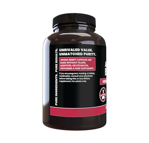 cápsulas de aronia para salud