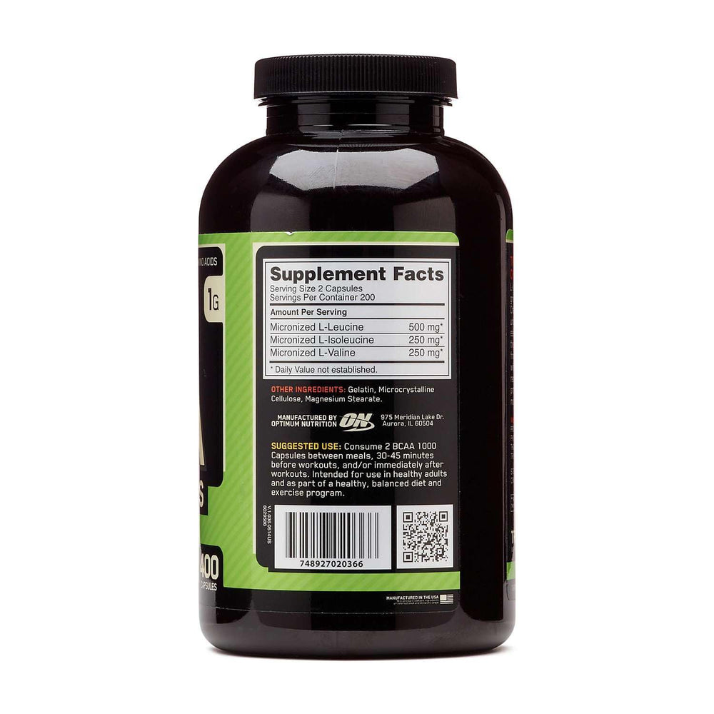 Cápsulas de BCAA Optimum Nutrition