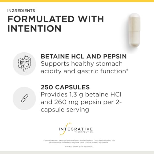 Cápsulas de Betaína HCl para bienestar