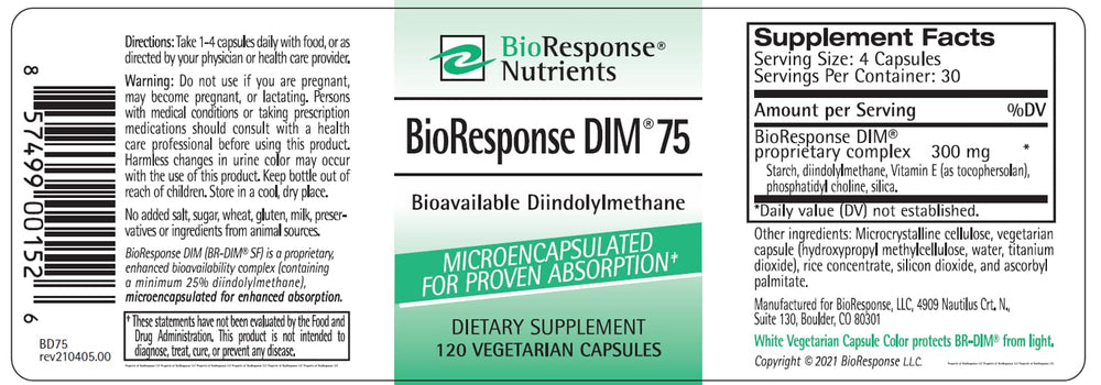 cápsulas de BioResponse DIM