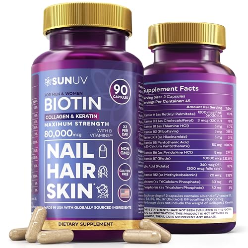 Cápsulas de Biotina SUNUV