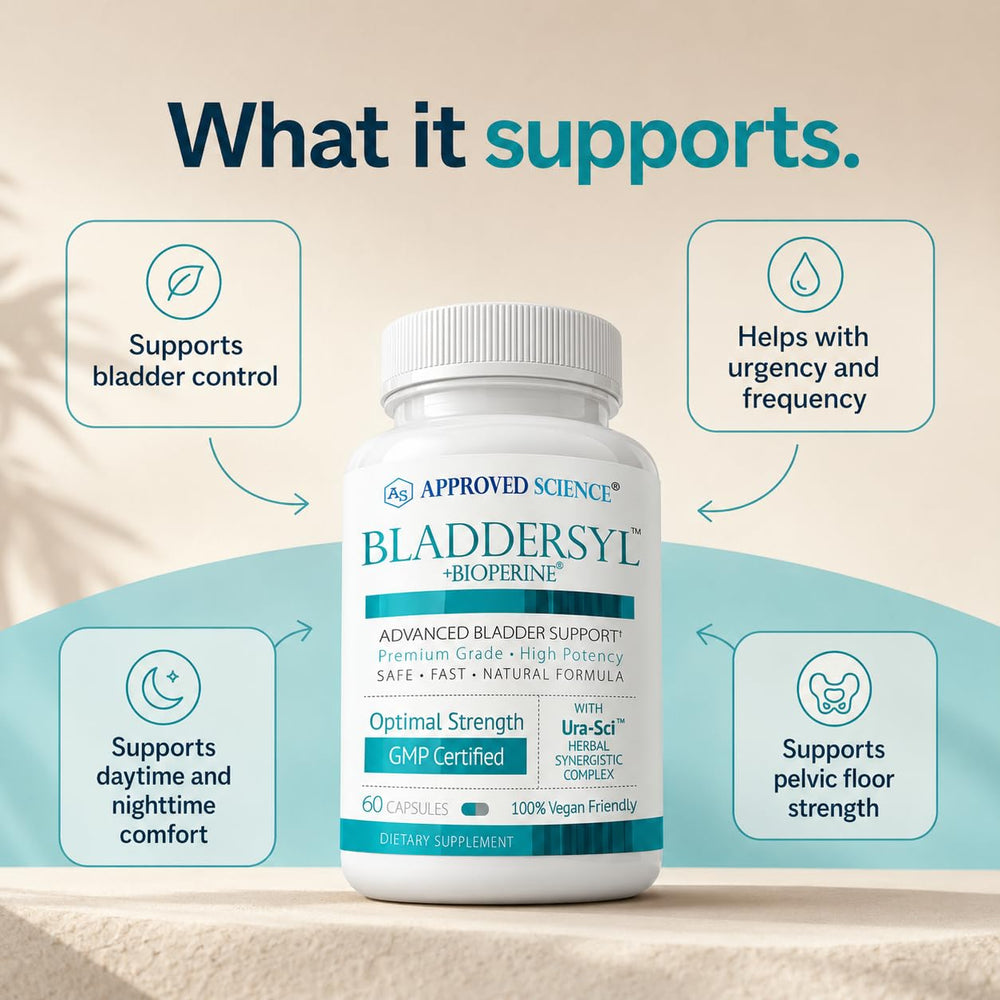 cápsulas de Bladdersyl de Approved Science