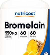 Cápsulas de bromelina veganas Nutricost