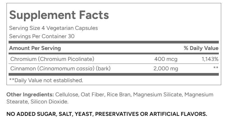 cápsulas de canela para metabolismo