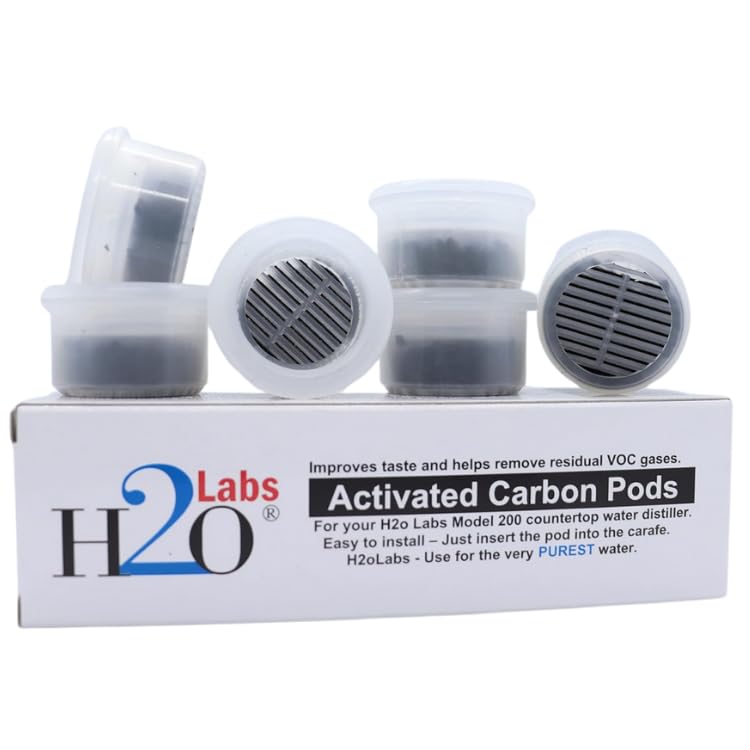 cápsulas de carbón activado para agua