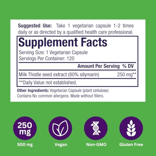 cápsulas de cardo mariano sin gluten