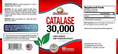 cápsulas de catalasa para crecimiento