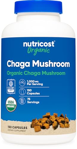 cápsulas de chaga orgánico para energía
