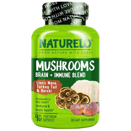 cápsulas de champiñones para apoyo cerebral