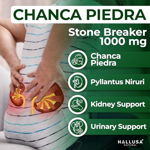 Cápsulas de chanca piedra para salud