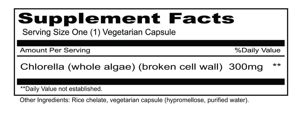 Cápsulas de chlorella Priority One