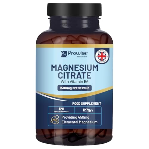 Cápsulas de Citrato de Magnesio 1500mg veganas