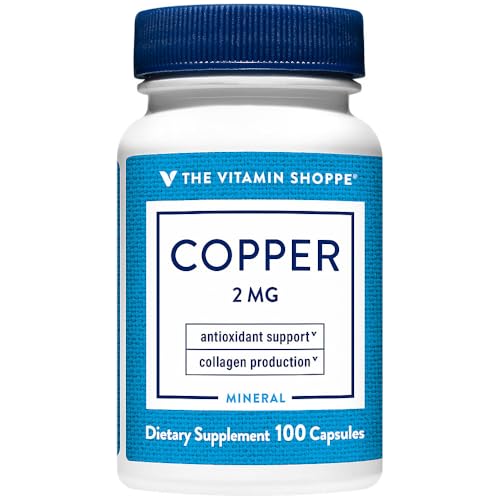 cápsulas de cobre 2 mg antioxidante