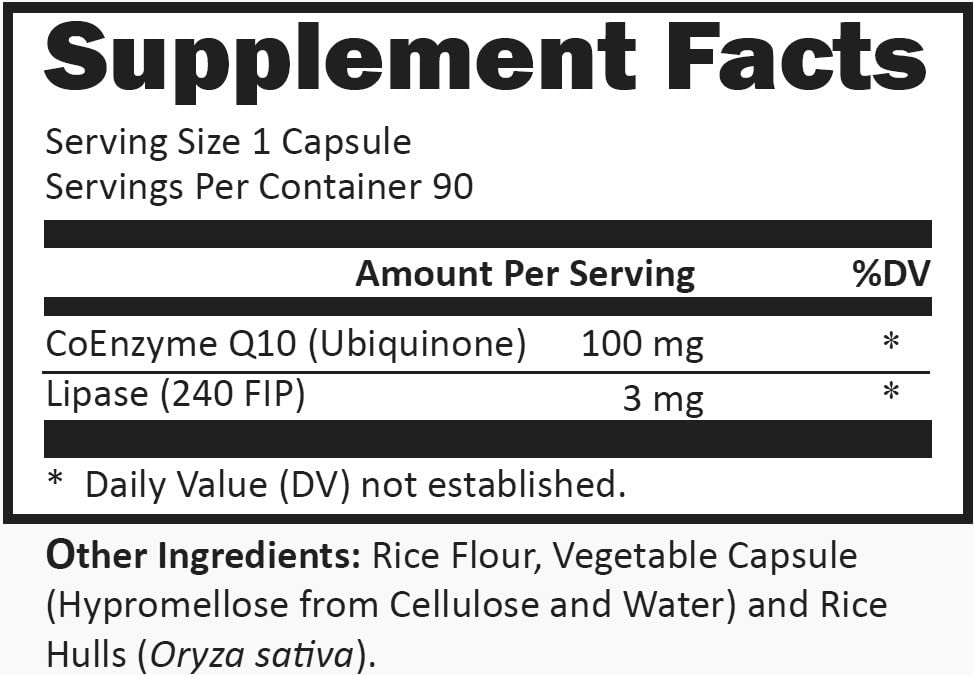 cápsulas de CoQ10 antioxidantes naturales