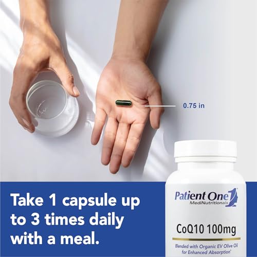 Cápsulas de CoQ10 de 100 mg